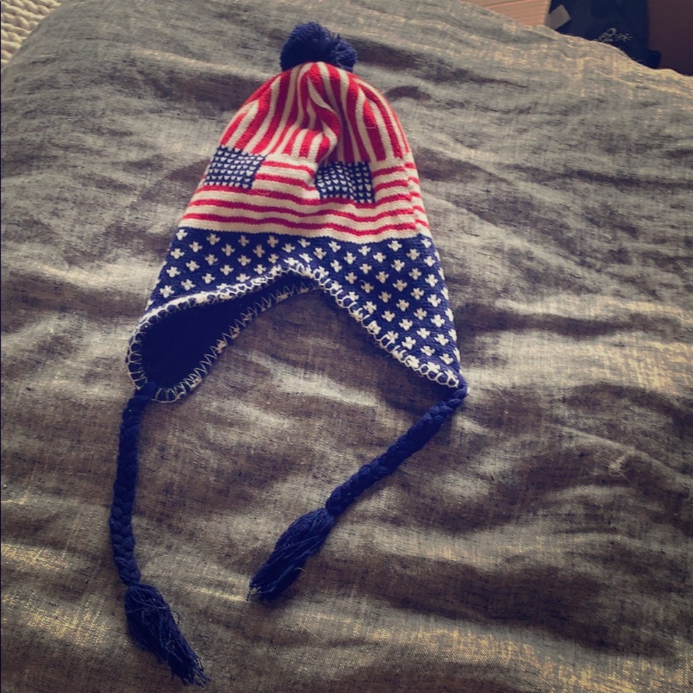 DC original american flag beanie hat